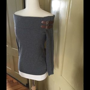 Gray Sweater Top by Ralph Lauren size Medium